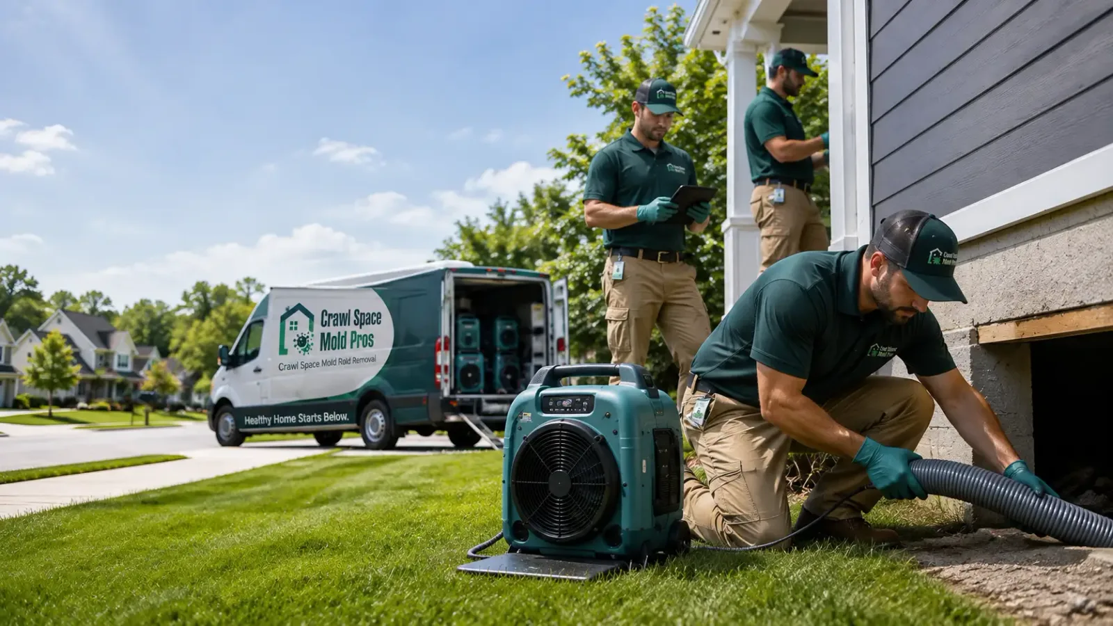 Crawl Space Mold Removal in Dover, MN